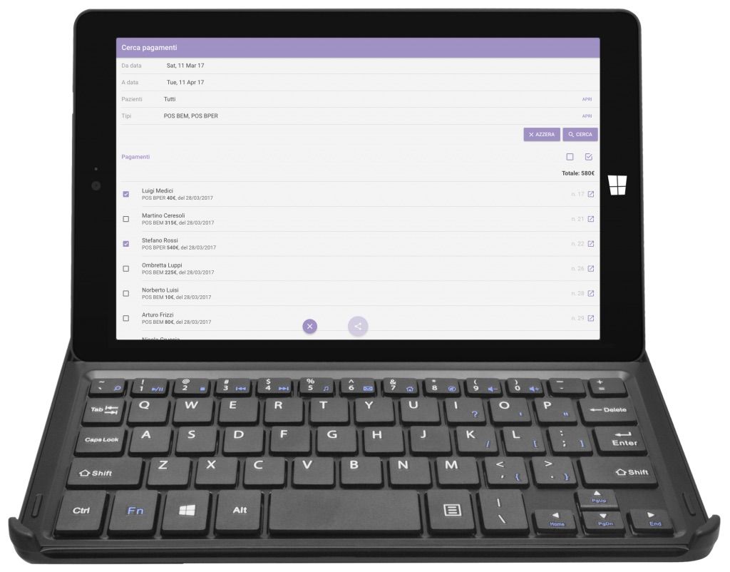 Another IDEA's app working on a hybrid windows tablet
